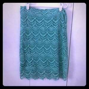 Lace Pencil Skirt